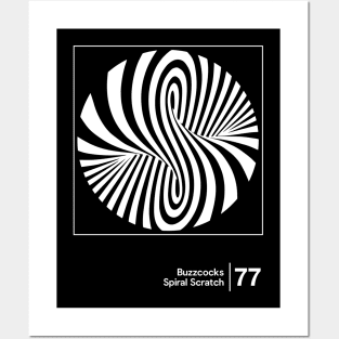 Buzzcocks - Spiral Scratch / Minimal Style Graphic Artwork Posters and Art